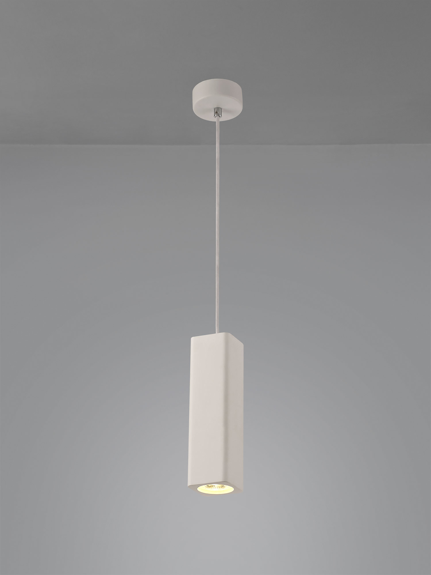 Alina Plaster Lights Deco Single Pendant